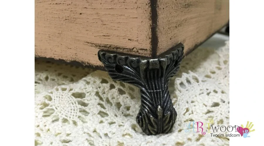 Kovové nohy krabíc - SLIMAK - 4ks/bal