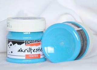 PENTART akrylová farba, matná, 50 ml -svetlomodrá