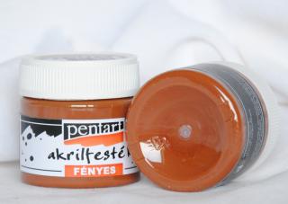 PENTART akrylová farba, matná, 50 ml -gaštanová