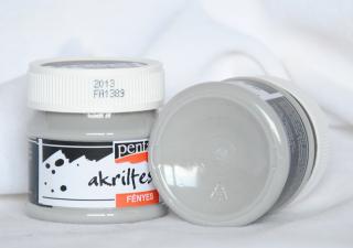 PENTART akrylová farba, matná, 50 ml -sivá