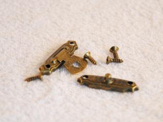 Zapínanie Lilla 5 párov/bal - bronz, 25 mm