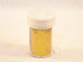 Glitter v rôznych farbách, 15 ml, zlatá