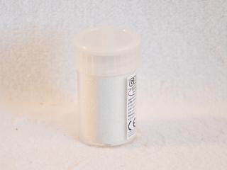 Glitter v rôznych farbách, 15 ml, biela