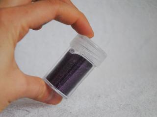 Glitter v rôznych farbách, 15 ml, fialová