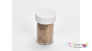 Glitter v rôznych farbách, 15 ml, bronzová