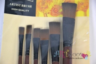 Sada štetcov na decoupage do č.12, 6 ks