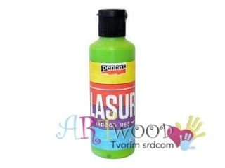 Lazúra na drevo, 80 ml zelené jablko