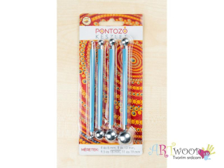 Bodkovacie náradie na embossing/4ks