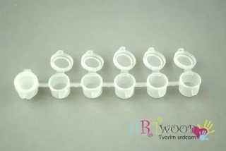 Teglík na farby 6x3 ml