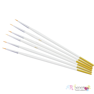 Sada štetcov na kontúrovanie "000" 6ks/bal