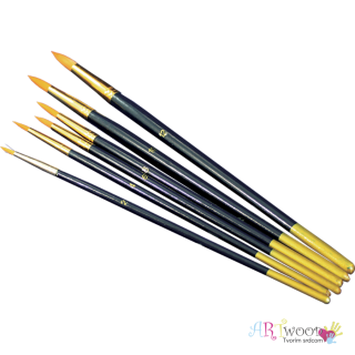 Sada štetcov špicatý, 6 ks