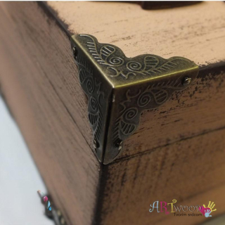 Kovový roh na krabičky INKA, 8ks/bal